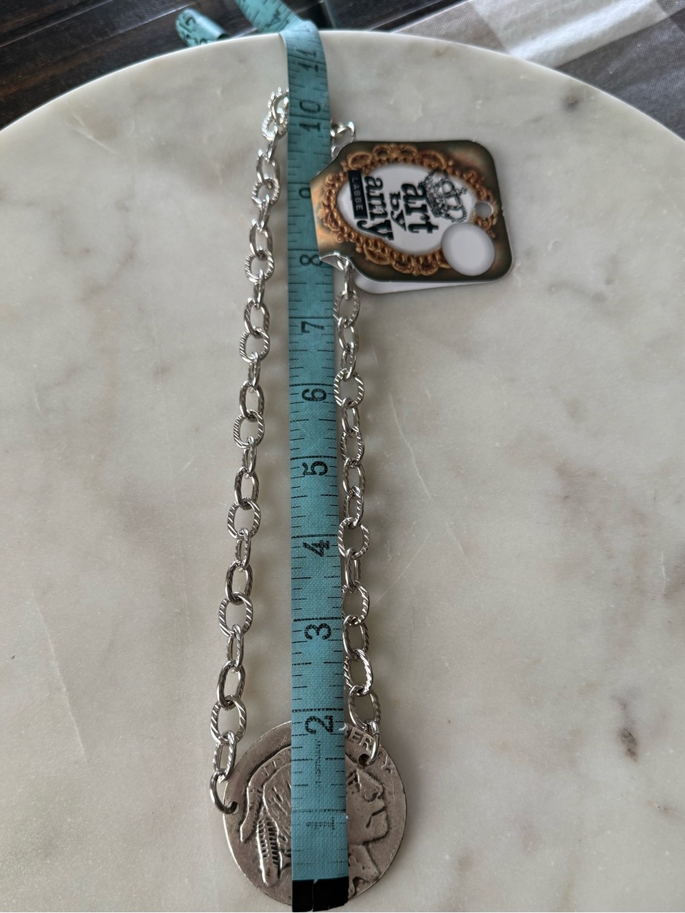 Art by Amy Chief Coin Choker Necklace New - Picture 5 of 5